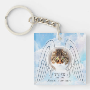 Pet Memorial Angel Wings Sleutelhanger