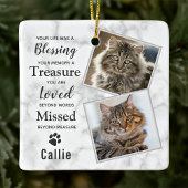 Pet Memorial Cat Herembrance Keepomwille Foto Keramisch Ornament
