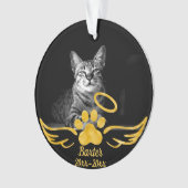 Pet memorial - Cat memorial - Dog memorial Ornament (voorkant)
