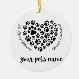 Pet Memorial Ceramic Ornament