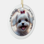 Pet Memorial Circle Keramisch Ornament (Rechts)