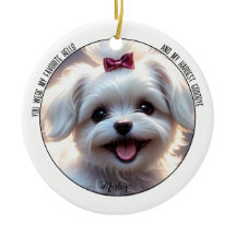 Pet Memorial Circle Keramisch Ornament