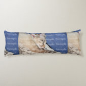 Pet memorial Creëer je eigen foto Lichaamskussen (Achterkant)