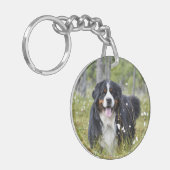 Pet Memorial Custom Dog Foto Rainbow Pet Loss Sleutelhanger (Voorkant Links)