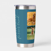 Pet Memorial Custom Photo Keepsake Geïsoleerde Drinkbeker (Rechts)