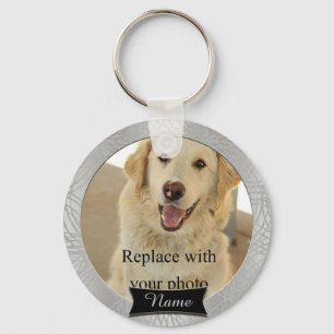 Pet Memorial Custom Photo Sleutelhanger