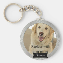 Pet Memorial Custom Photo Sleutelhanger