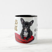 PET Memorial (Dog Cat) PHOTO Collage Cft Custom Tweekleurige Koffiemok (Center)