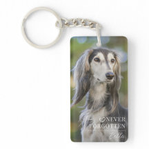 Pet Memorial Dog Foto Sleutelhanger