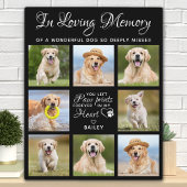 Pet Memorial Dog Loss Gift Personalized 11 Afbeeld Fotoplaat
