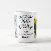 Pet Memorial Dog Paw Print Pet Verlies Aangepaste  Koffiemok (Center)