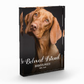 Pet Memorial | Dog Photo Beloved Friend Fotoblokken (Links)