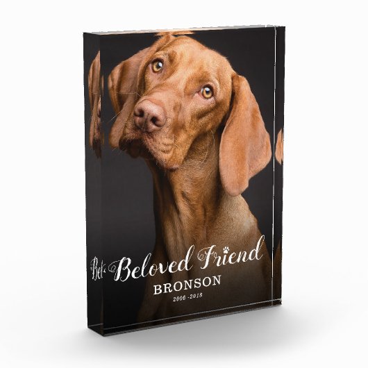 Pet Memorial | Dog Photo Beloved Friend Fotoblokken (Links)