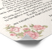 Pet Memorial Dog Prayer Poster (Hoek)