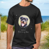Pet Memorial Elegant Zilveren Sterren Aangepaste H T-shirt