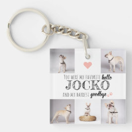 Pet Memorial Favorite Hallo Quote Keepomwille Sleutelhanger