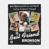 Pet Memorial Fleece Deken (Voorkant)