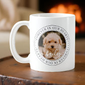 Pet Memorial Forever Hearts Elegant Foto Koffiemok