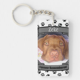 Pet Memorial - Forever herdacht - Pet Loss Dog Sleutelhanger