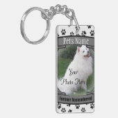 Pet Memorial - Forever herdacht - Pet Loss Dog Sleutelhanger (Voorkant Links)