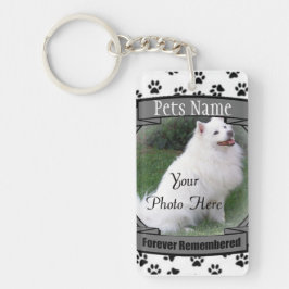 Pet Memorial - Forever herdacht - Pet Loss Dog Sleutelhanger