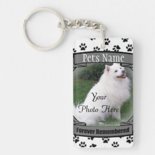 Pet Memorial - Forever herdacht - Pet Loss Dog Sleutelhanger