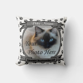 Pet Memorial - Forever Herdenking Keepslag Kussen