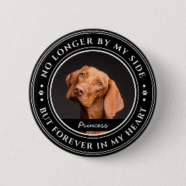 Pet Memorial Forever in mijn Heart Photo Keepslag Ronde Button 5,7 Cm