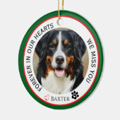 Pet Memorial Forever in ons hart Keramisch Ornament (Links)