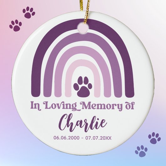 Pet Memorial foto aandenken Keramisch Ornament