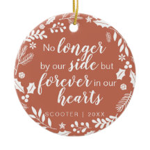 Pet Memorial Foto gepersonaliseerd Holiday Greener