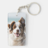 Pet Memorial Foto Gift Sympathy Pet Loss Memorial Sleutelhanger (achterkant)
