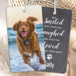 Pet Memorial Foto Gift Sympathy Pet Loss Memorial Sleutelhanger