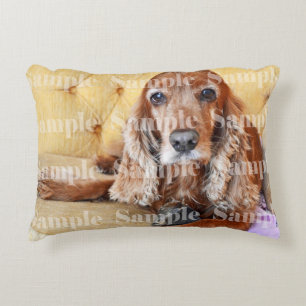 Pet memorial foto PERSONALIZE Accent Kussen