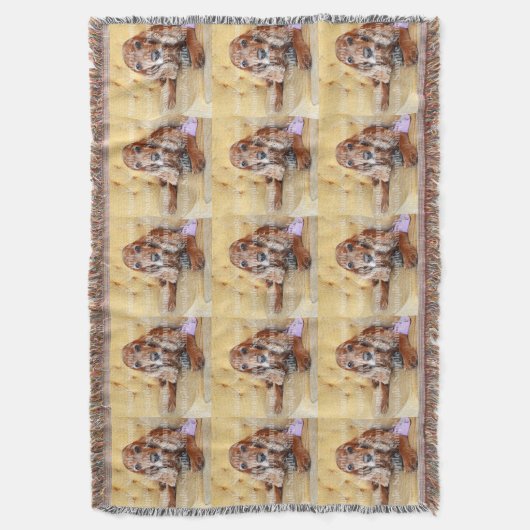 Pet memorial foto PERSONALIZE Deken (Voorkant Verticaal)