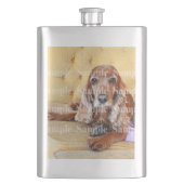 Pet memorial foto PERSONALIZE Flacon (Voorkant)