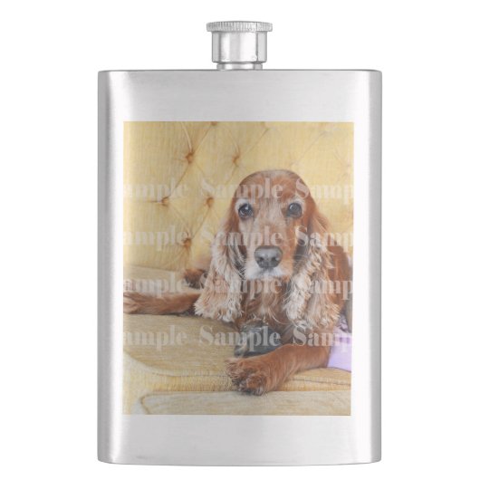 Pet memorial foto PERSONALIZE Flacon (Voorkant)