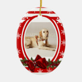 Pet memorial foto PERSONALIZE Keramisch Ornament (Voorkant)