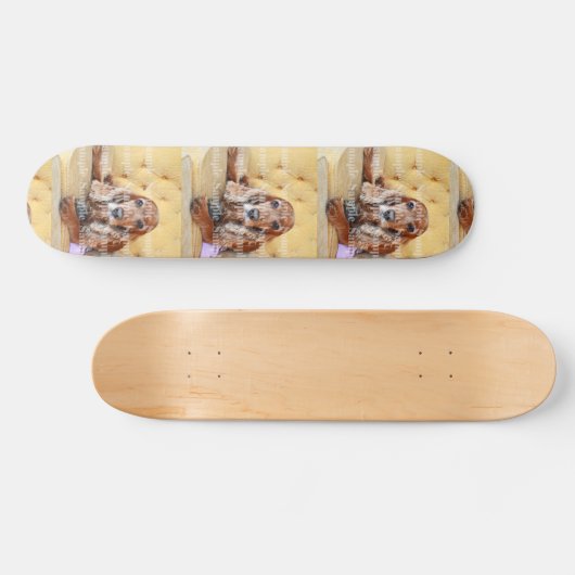 Pet memorial foto PERSONALIZE Persoonlijk Skateboard (Horizontaal)