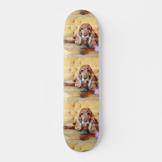 Pet memorial foto PERSONALIZE Persoonlijk Skateboard (Voorkant)