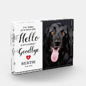 Pet Memorial | Geheugenpagina's behouden Fotoblokken (Links)