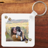 Pet Memorial – gepersonaliseerde Pet Loss Gift Sleutelhanger (Achterkant)