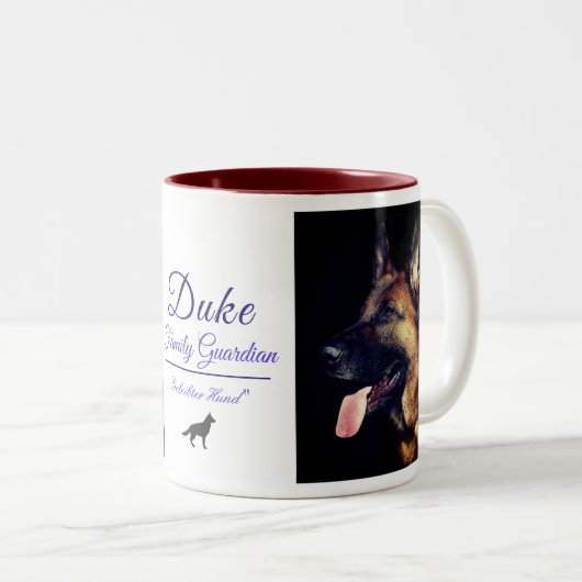 Pet Memorial Gift Coffee Mok (Voorkant rechts)