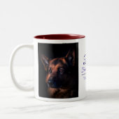 Pet Memorial Gift Coffee Mok (Links)