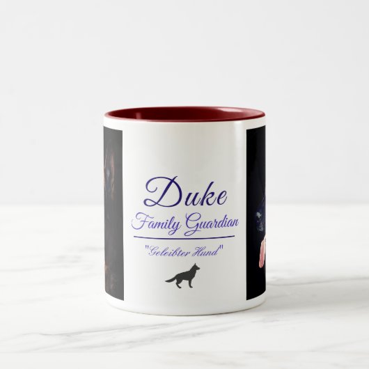 Pet Memorial Gift Coffee Mok (Center)