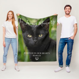 Pet Memorial Gift | Gepersonaliseerd verlies van h Fleece Deken