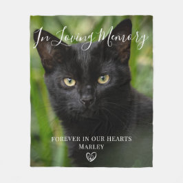 Pet Memorial Gift | Gepersonaliseerd verlies van h Fleece Deken