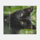 Pet Memorial Gift | Gepersonaliseerd verlies van h Fleece Deken (Voorkant (Horizontaal))