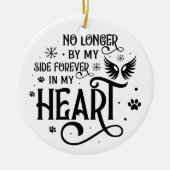 Pet Memorial Gift Gepersonaliseerde Hond Memorial Keramisch Ornament (Voorkant)