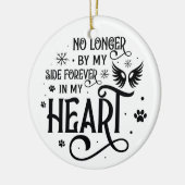 Pet Memorial Gift Gepersonaliseerde Hond Memorial Keramisch Ornament (Links)
